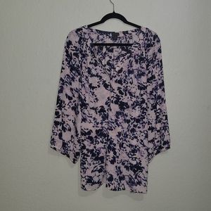 2x Long Sleeves Floral Blouse